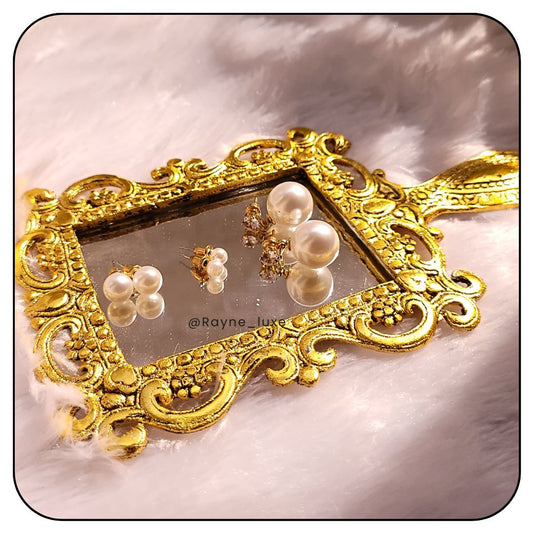 Plated Pearl Elegance Earring Set (3 Pairs)