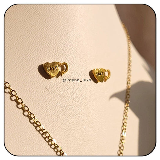 "Love Bond" Heart Necklace Set