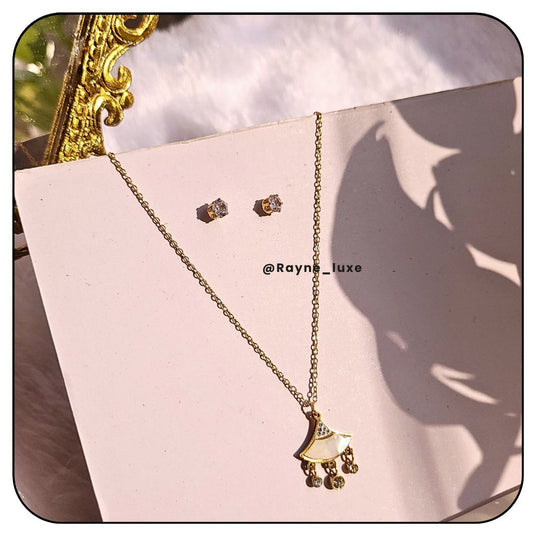 Chandelier Charm Necklace Set
