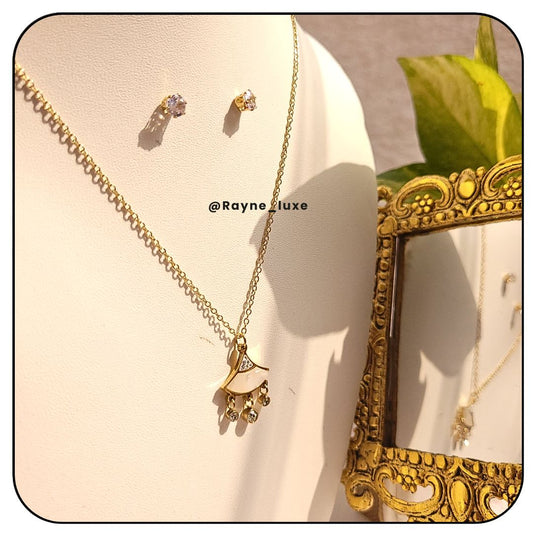 Chandelier Charm Necklace Set
