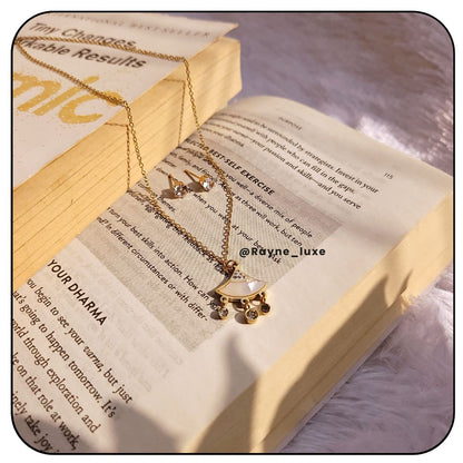 Chandelier Charm Necklace Set