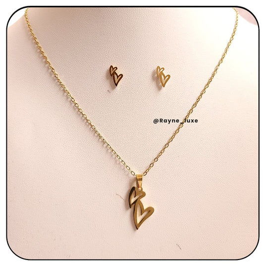 Eternal Love Arrow Necklace Set